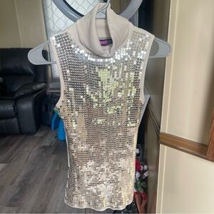 Y2K‎ Sequin Sleeveless top